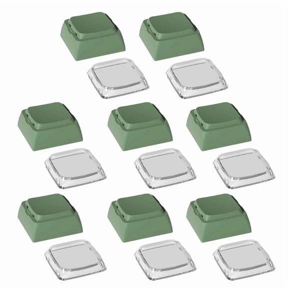 8pcs DA Height Backlight Keycap Set for Mechanical Keyboards with Durability PBT+PC in Classical Color