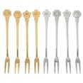 thumbnail image 1 of 8pcs Dessert Forks, 1 of 3
