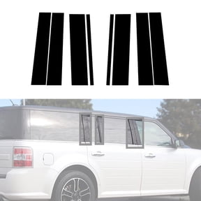 8pcs Door Window Panel Pillar Post Trim Decal Cover For Ford Flex 2009-2019