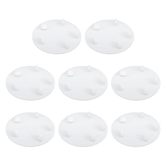 8pcs Durability Silicone Toilet Flapper Gaskets Toilet Tank Leakproof Seals Rings