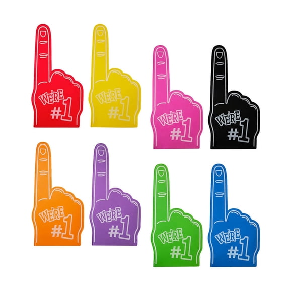 8pcs EVA Victory Cheer Hands for School Rallies and Group Activity Cheering Hand