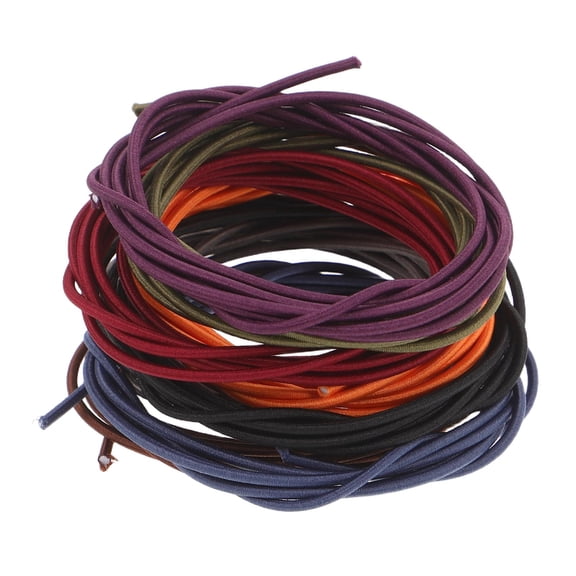 DEEPCRAFF 8Pcs Assorted Color Elastic Bands for Notebook Flexible Journal Closure Straps