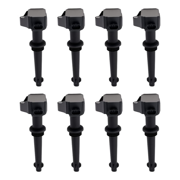 8pcs Electronic Ignition Coil Kit for Jaguar XF XJ XK 5.0L V8, Land Rover Range Rover Sport LR4, Replaces 5C1907, EBC1123, 0221604022, UF618, Distributorless Bolt On Type