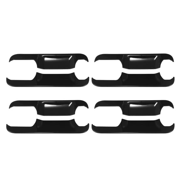 8pcs Exterior Door Handle Bowl Cover Trim Decor Outer Door Bowl Trim Stickers for Ford F-150 2015-2020