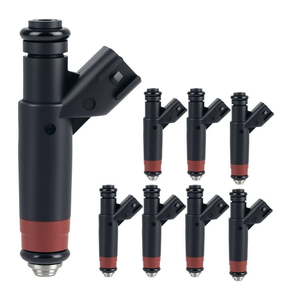 8pcs FJ475 53032145AA OE 4.7L-V8 Fuel Injectors,Compatible with Jeep 4.7 Grand Cherokee 2001 2002 2003 2004 2005 2006 2007,Compatible with Dodge Ram 1500 Pickup Durango 4.7L,4 Hole