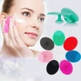 thumbnail image 1 of 8pcs Face Cleansing Pads Silicone Face Scrubber Blackhead Scrubber for Daily Facial Cleaning, 1 of 2