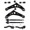 thumbnail image 1 of 8pcs For Toyota 00-05 Echo Sedan Front Lower Control Arms Sway Bars Tie Rods, 1 of 5