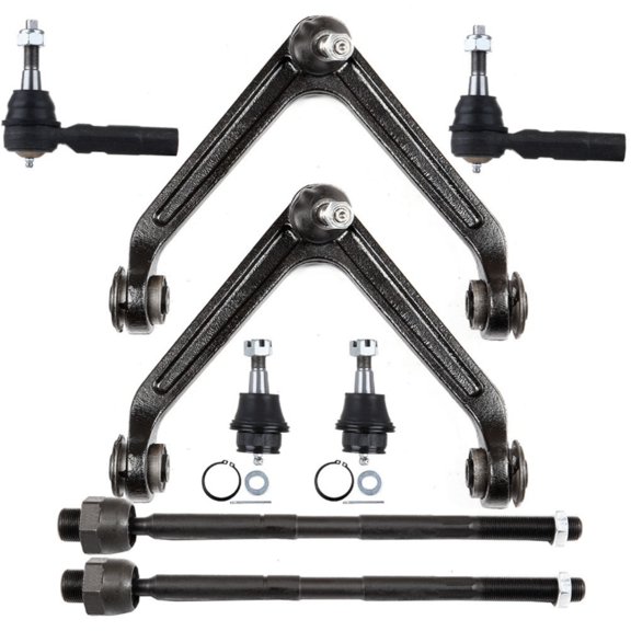 8pcs Front Control Arms Tie Rod Ends Ball Joints For 2002-2005 Dodge Ram 1500