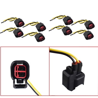 2 Pin 1.5mm Auto Wire Harness Plug Socket EV6/EV14 Car Fuel Injector Connector For Dodge LS2 LS3 GM Mazda 6 Ford 7283-5967-30 - 13