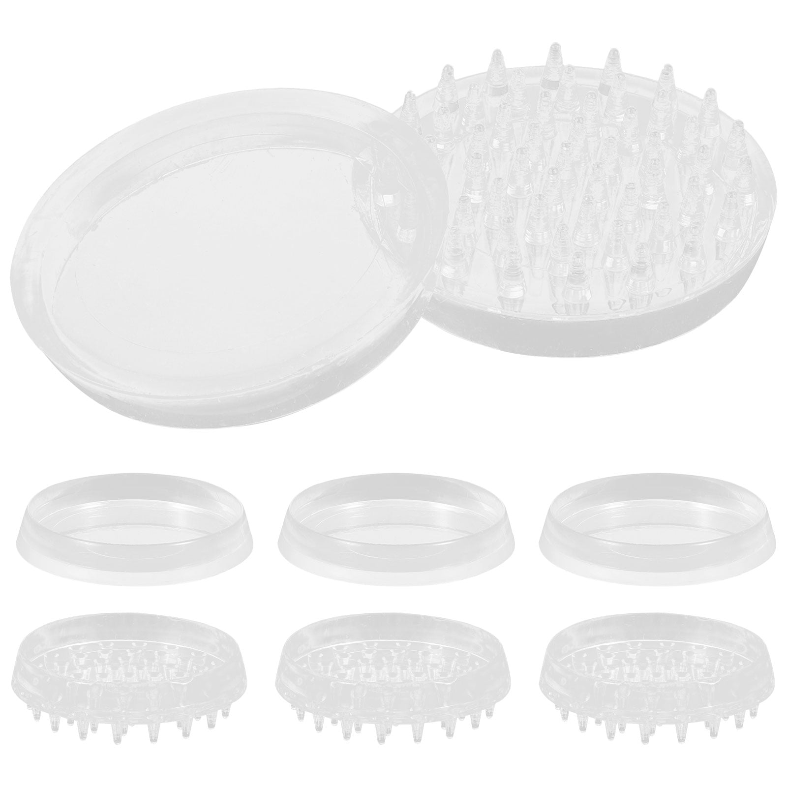 8pcs Furniture Caster Cups Chair Pads Floor Desk Caster Cups Furniture
