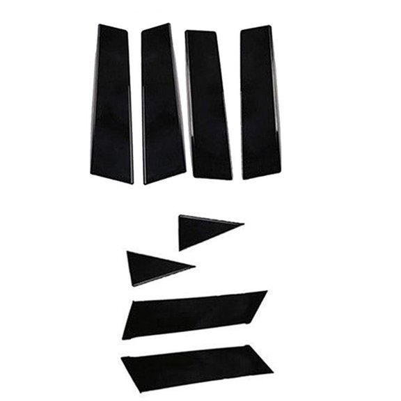 8pcs Gloss Black Pillar Posts Door Window Trim Cover For Nissan Altima 2013-2018