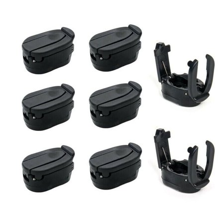 8pcs Golf Ball Pick-Up Tool,Saver Claw Put-On Putter Grip Retriever Grabber