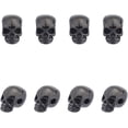 thumbnail image 1 of 8pcs Gunmetal Skull Beads Stainless Steel Skull Head Beads Retro Skull Style 2mm Hole Metal Skull Spacer Beads for Jewelry Findings Making DIY, 1 of 9