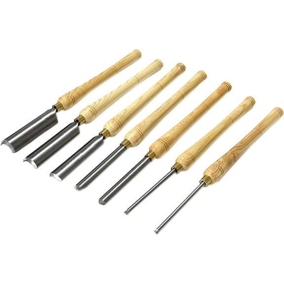 8pcs HSS Turning Chisel Set,Wood Turning Chisel Set With Wooden Presentation Box For Beginners, Hobbyists And Professionals