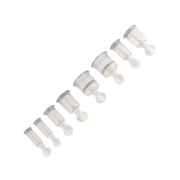 8pcs Hand Twisting Rotational Acupunture Vacuum Cupping Set Massage Cupping Cup, Therapeutic Body Relaxation