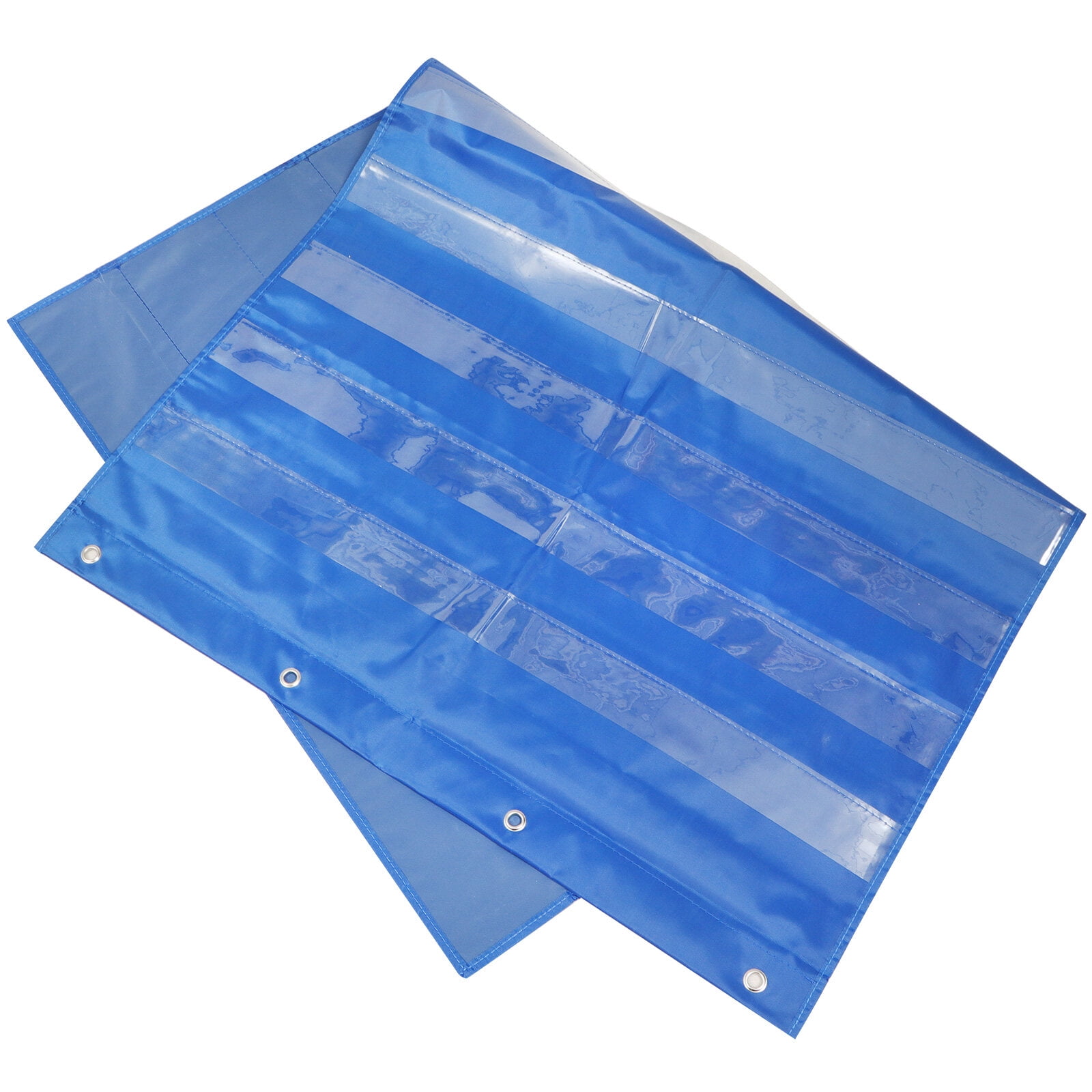 8pcs Hanging Pocket Chart, Standard Pocket Charts Clear 10 Pocket Chart