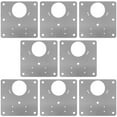 8pcs Hinge Repair Plate Door Hinge Filler Plates Hinge Repair Kit