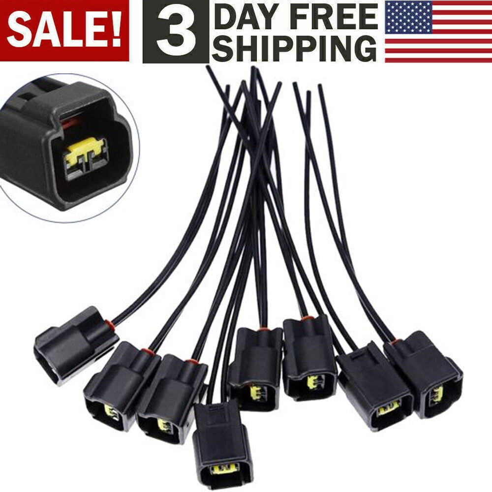 8pcs Ignition Coil Connector Plug Harness for Ford F150 F250 4.6L 5