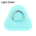 thumbnail image 1 of 8pcs , Inflatable Boat PVC Patch With Stainless Steel  Ring Kayak Surfboard Dinghy Raft Canoe  Firm Cord Buckle Ring Pad, 1 of 3