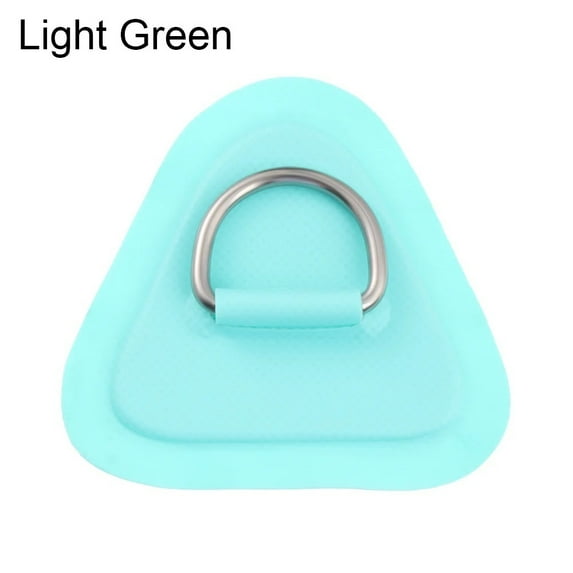 8pcs , Inflatable Boat PVC Patch With Stainless Steel Ring Kayak Surfboard Dinghy Raft Canoe Firm Cord Buckle Ring Pad