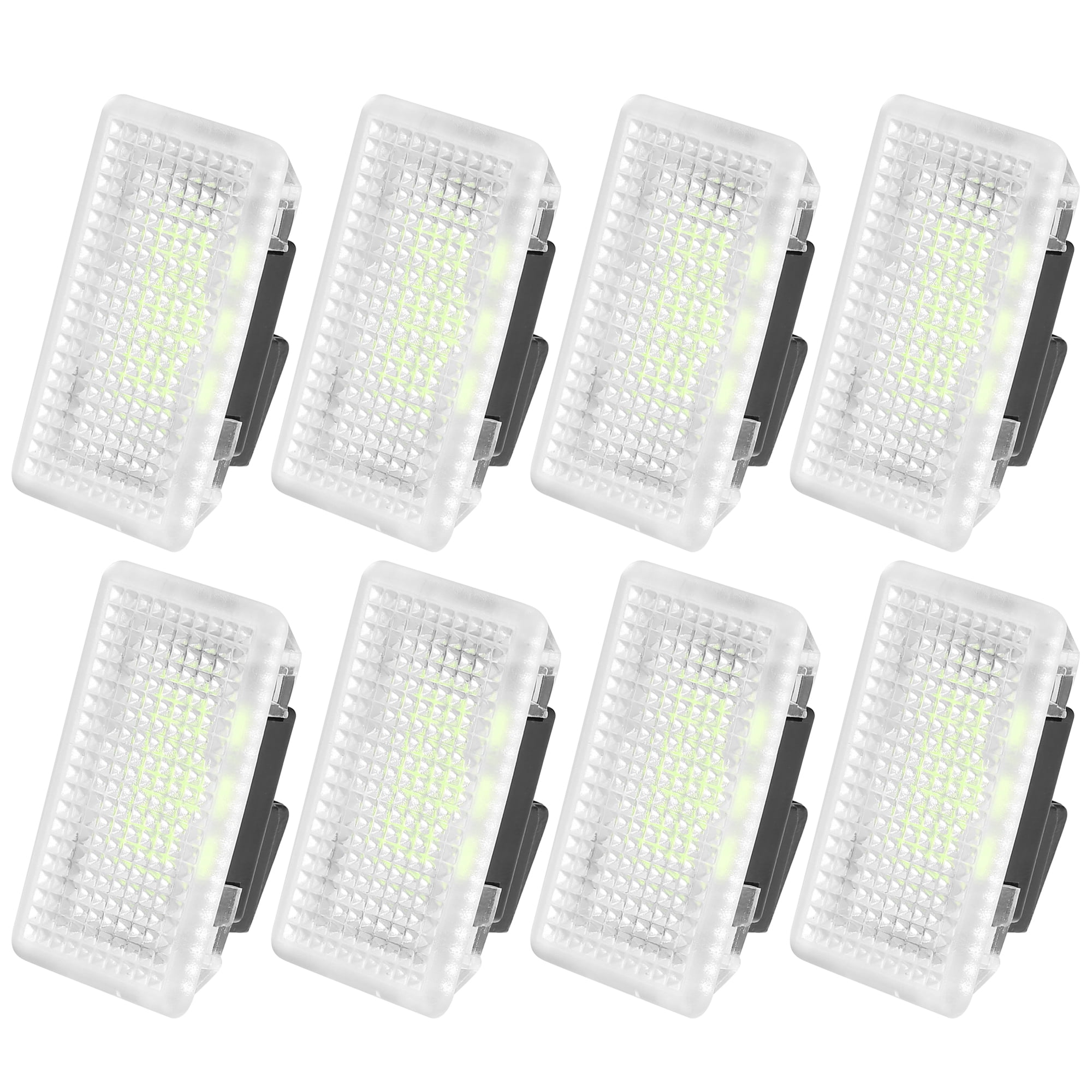 8pcs Interior Car LED Lights Accessories for Tesla Model 3/Y/S/X for Footwell Door Puddle Light Trunk Inside Blue