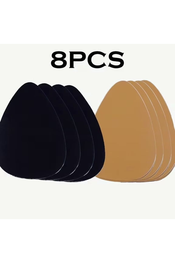 8pcs Invisible Breast Lift Tape for Women B-E Cup Adhesive Push Up Bra Alternative Discreet Strapless Backless Boob Tape for Deep V Neck, Wedding, Party Wear