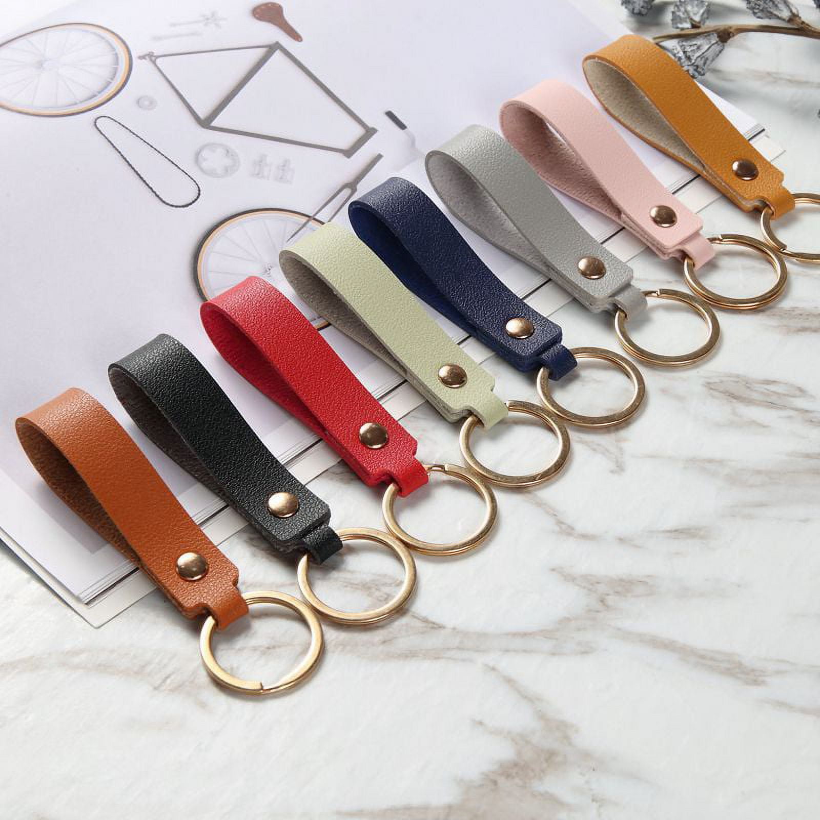 8pcs Keychain Wristlet Strap Wristlet Keychain Short Lanyard for