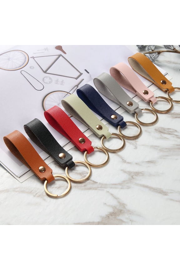 8pcs Keychain Wristlet Strap Wristlet Keychain Short Lanyard for Keys Car Key Lanyard