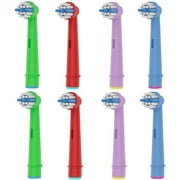 8pcs Kids Replacement Toothbrush Heads Compatible with Oral B Kids Electric