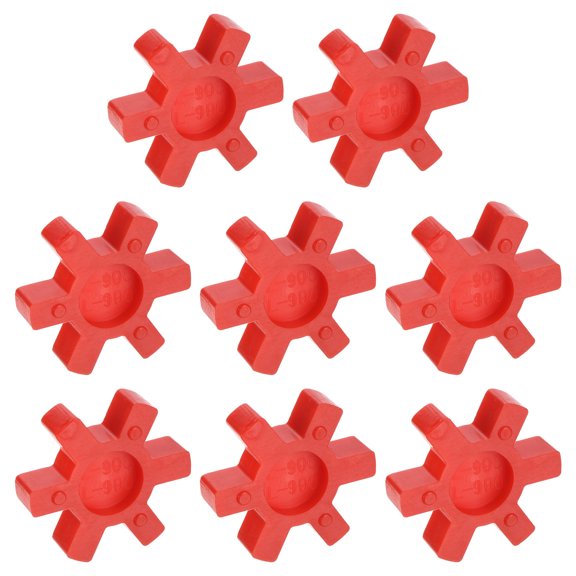 8pcs L99/L100 Jaw Coupling Insert for L Jaw Coupling L-Jaw Coupler Set, Red