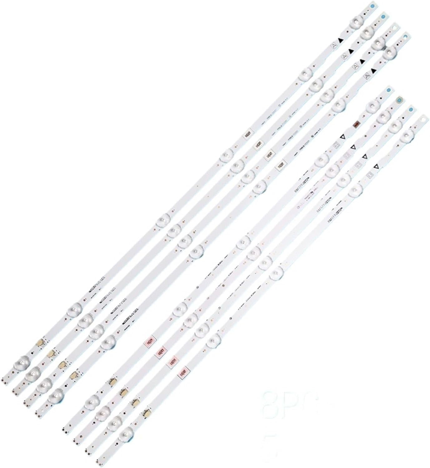 8pcs LED Strips For PHILIPS 55PFL5402/F7A 55PFL5601/F7 55PFL4901/F7 ...