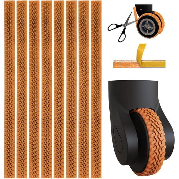 8pcs Luggage Wheels Covers, Suitcase Wheel Covers, Luggage Wheel Protector, Waterproof, Noise Reducing Protectors for Carry-Ons, Universal Fit, Essential Travel Accessories