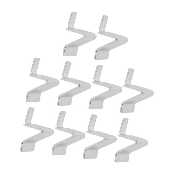 8pcs Metal Shelf Clip Adjustable Fasteners for Cabinet Bookshelf Installation Prevent Movement Secure Long Service Use