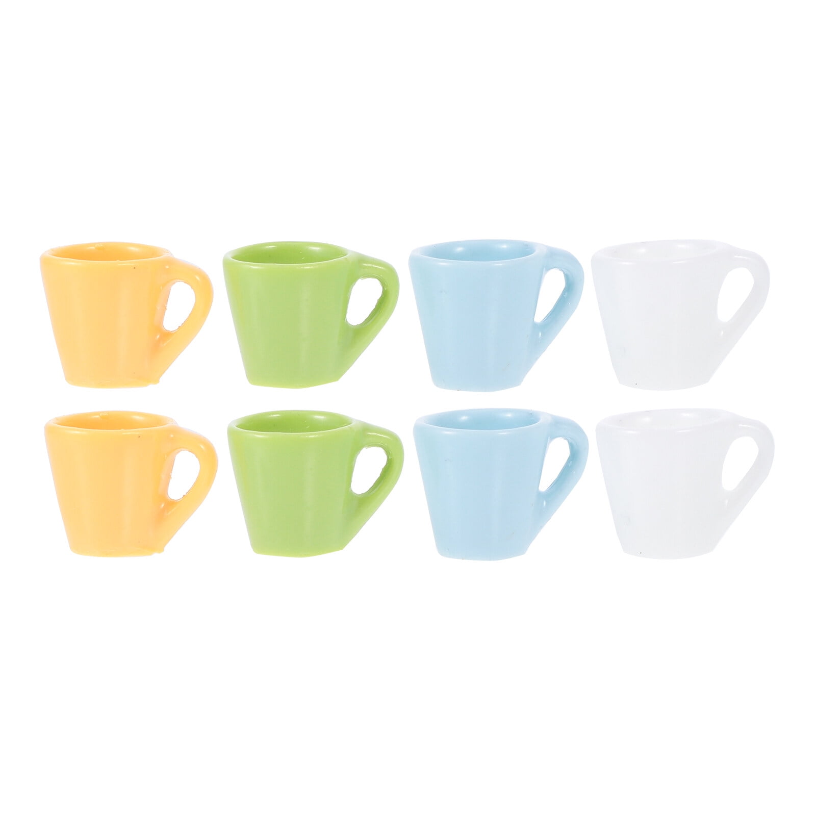 8pcs Mini Scene Models Mini Mug Cup Models Mini Landscape Props Mini