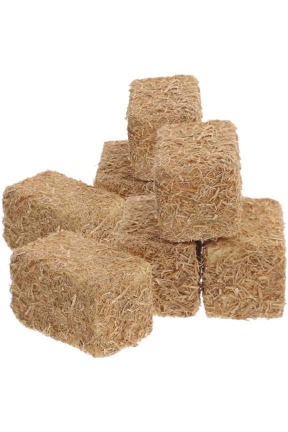 8pcs Miniature Hay Bales: Crafts Small Realistic Faux Hay for Dollhouse Decoration Diy Accessories