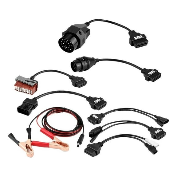 8pcs Obd2 Obdii Cables Connectors For TCS Ds150e Diagnostic