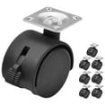 8pcs Office Chair Caster Wheels Furniture Rotation Swivel Wheels Heavy