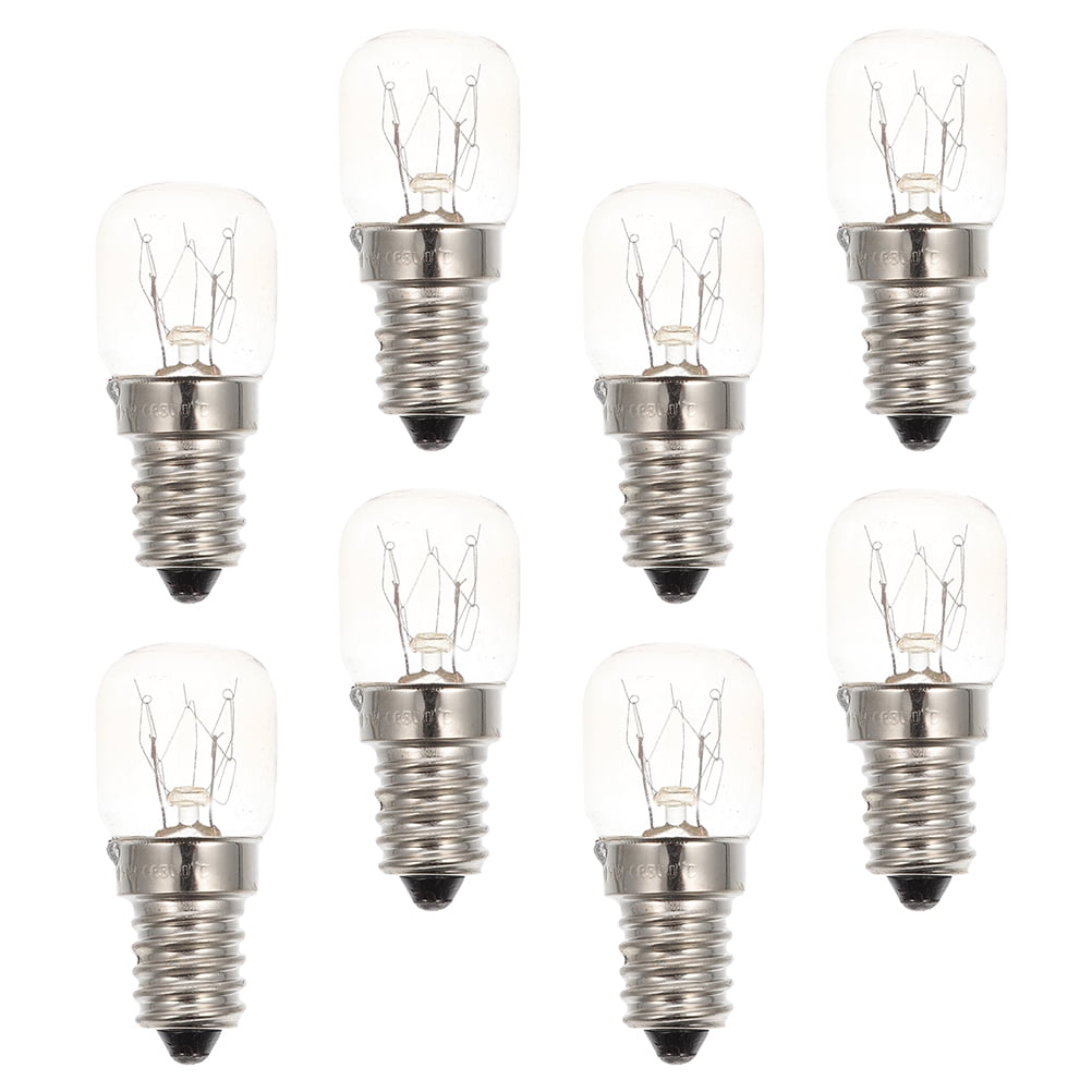 8pcs Oven Light Bulb 25w Appliance Light Bulb E14 Base Microwave Lamp ...