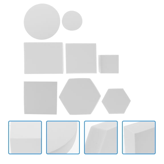 8pcs Photography Style-Foam Blocks Geometric Photoshoot Foams Geometric Blocks