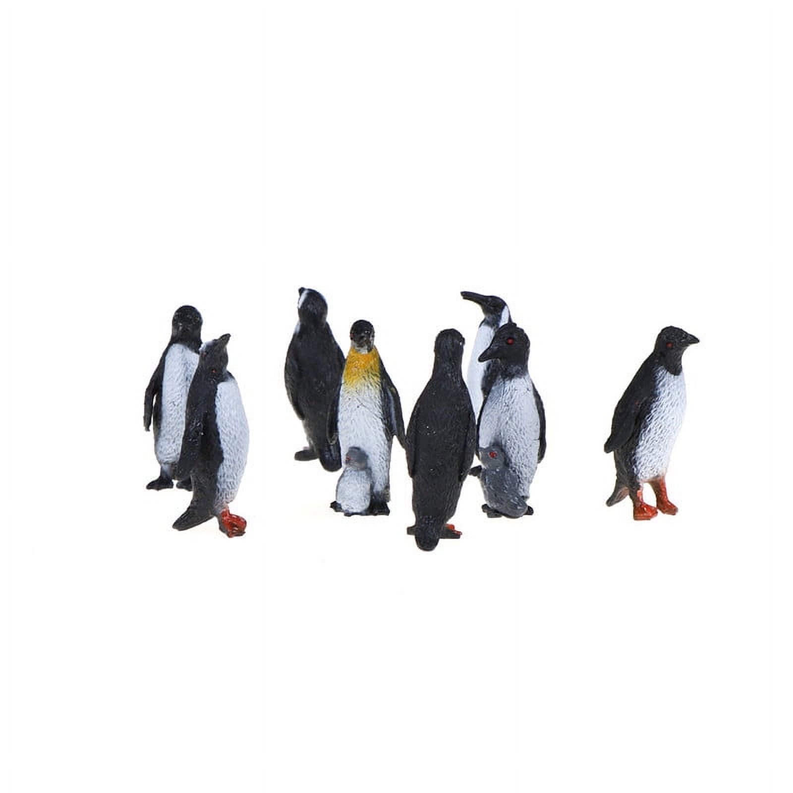 8pcs Plastic cute Ocean Animal Small Penguin Figure Model Toy TdG