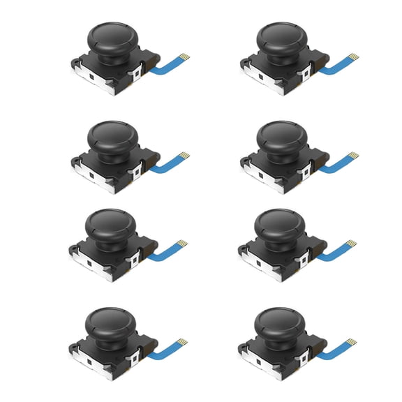 8pcs Replacement 3D Analog Joystick for Nintendo Switch/OLED/Lite JoyCon Thumb Stick Controller Repair Parts Accessory