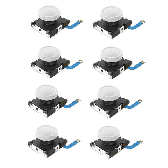 8pcs Replacement 3D Analog Joystick for Nintendo Switch/OLED/Lite JoyCon Thumb Stick Controller Repair Parts Accessory