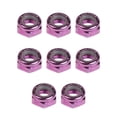 thumbnail image 1 of 8pcs Replacement Skateboard Truck Axle Nuts Mounting Screws Hardware Set -, 1 of 7