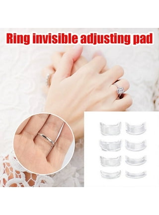 Invisible Ring Size Adjuster For Loose Rings Ring Adjuster Sizer Fit Any  Rings Ring Guard Spacer(Clip-on) 