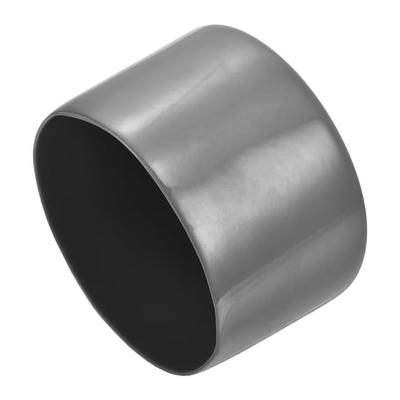 8pcs Rubber End Caps 80mm ID Vinyl Round End Cap Cover Screw Thread Protector Dark Grey