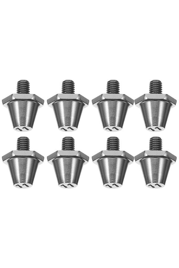 8Pcs Track Spike for Running Black Replaceable Shoes Nail Accessories