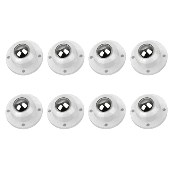 8pcs Self Adhesive Caster Wheels for Furniture,Trash Can,Universal Pulley 360 Degree Rotating