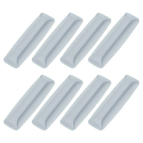 8pcs Self-Stick Instant Cabinet Handle Pulls, Peel and Stick Cabinet Handles, Grey