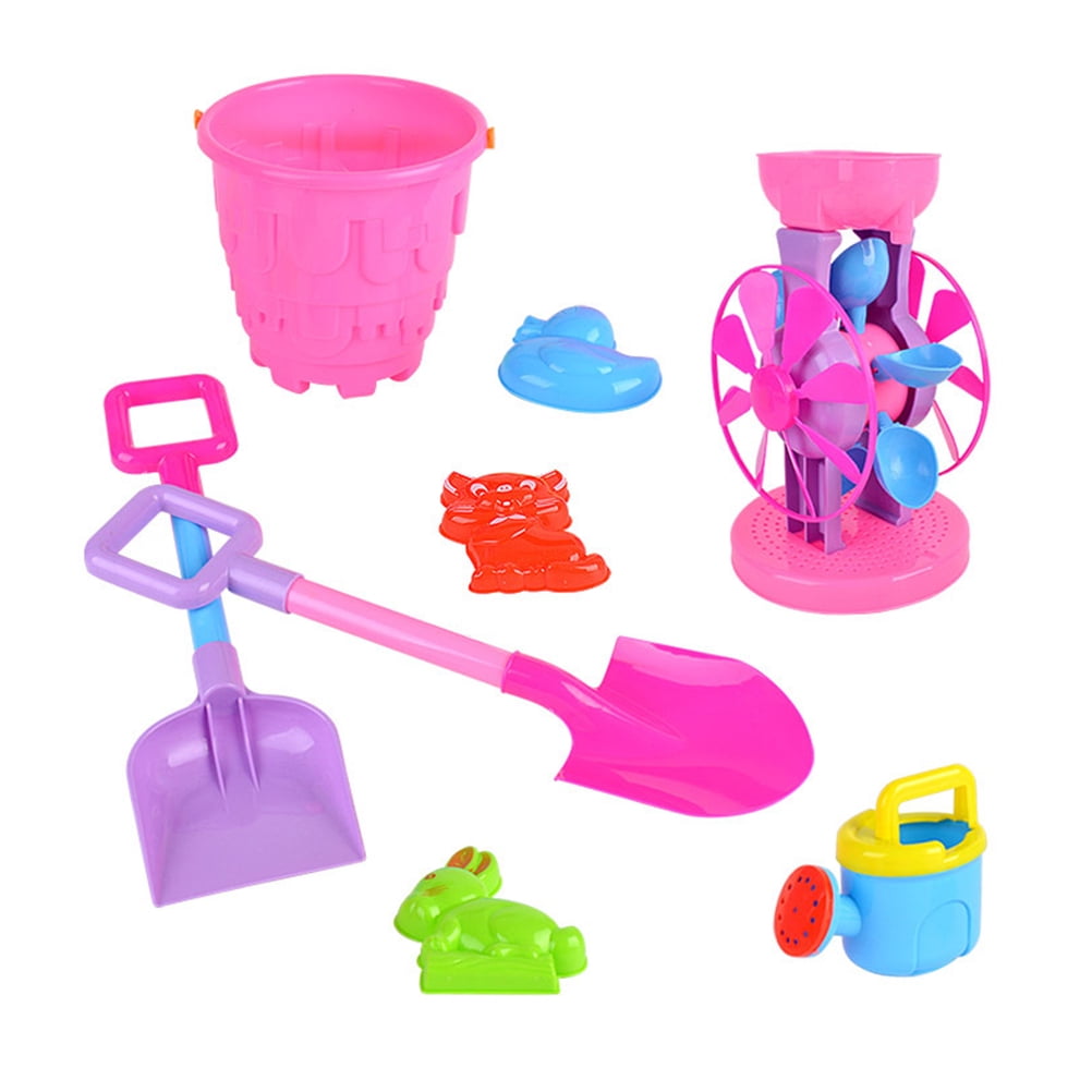 8pcs/Set Multicolor Beach Toys Creative Sand Tools Kit Sand Molds