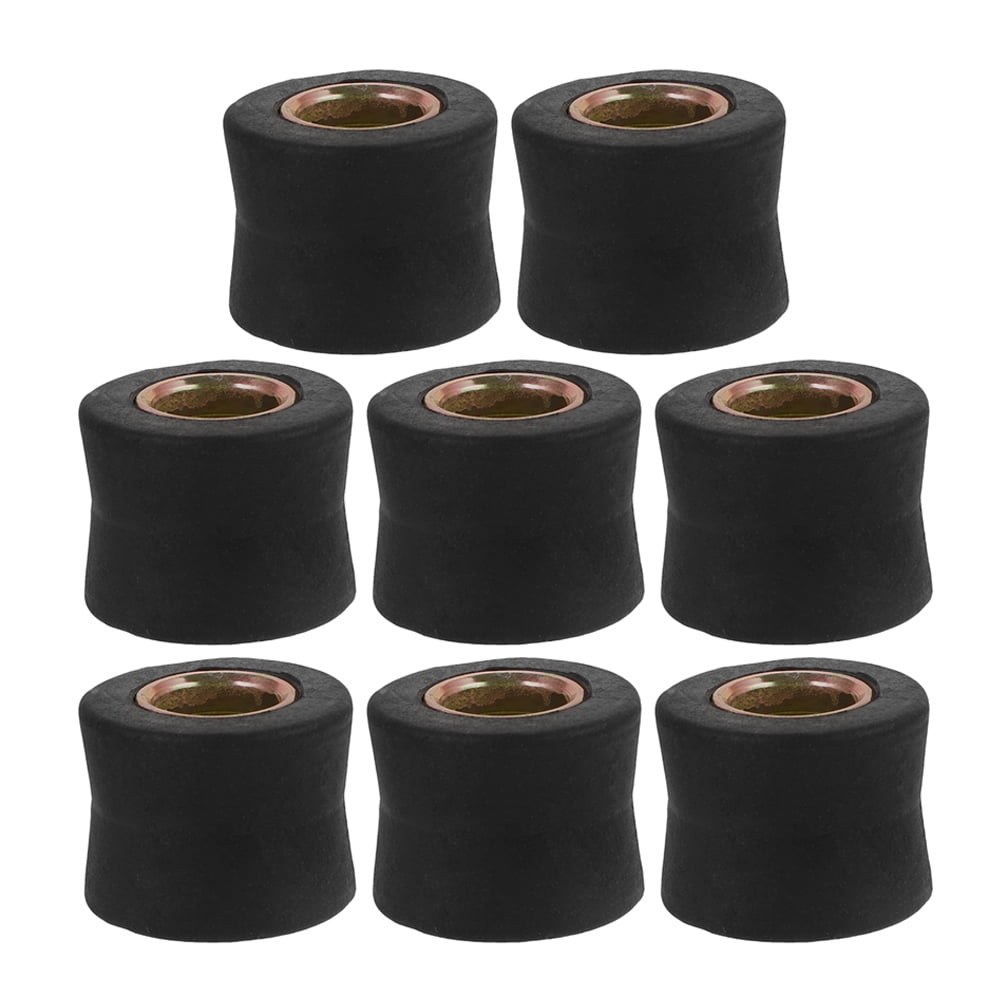 8pcs Shock Absorber Rubber Rings Shock Absorbing Bushings Rubber Bushings Shock Absorption Pads Buffer Motorbike Gasket Rings (12mm Diameter)